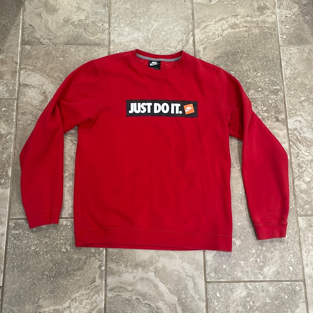 Vintage Nike Just Do It. Streetwear Crewneck Sweatshirt Size M